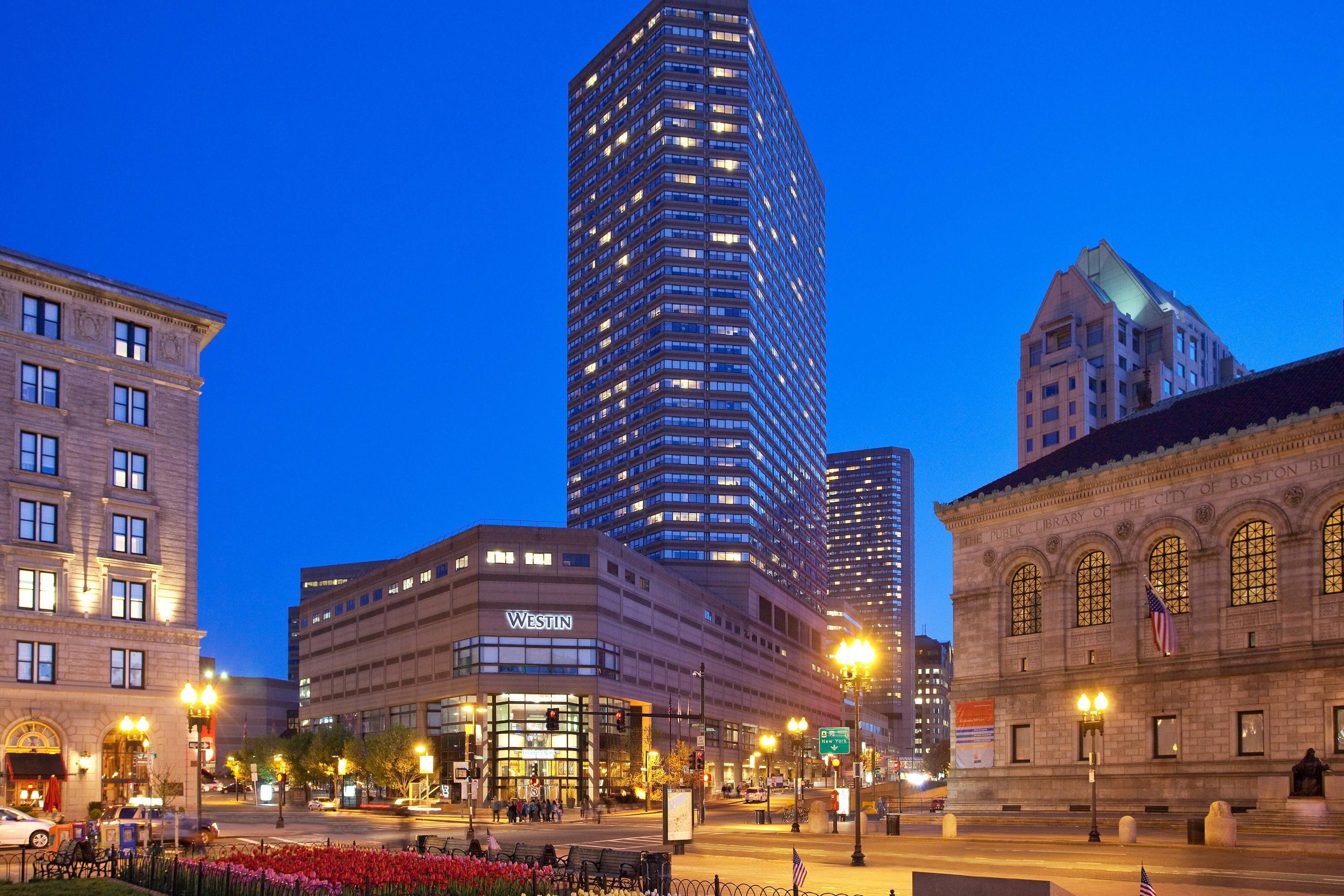 Copley Place Mall in Boston Aerial, Copley Place mall at 10…