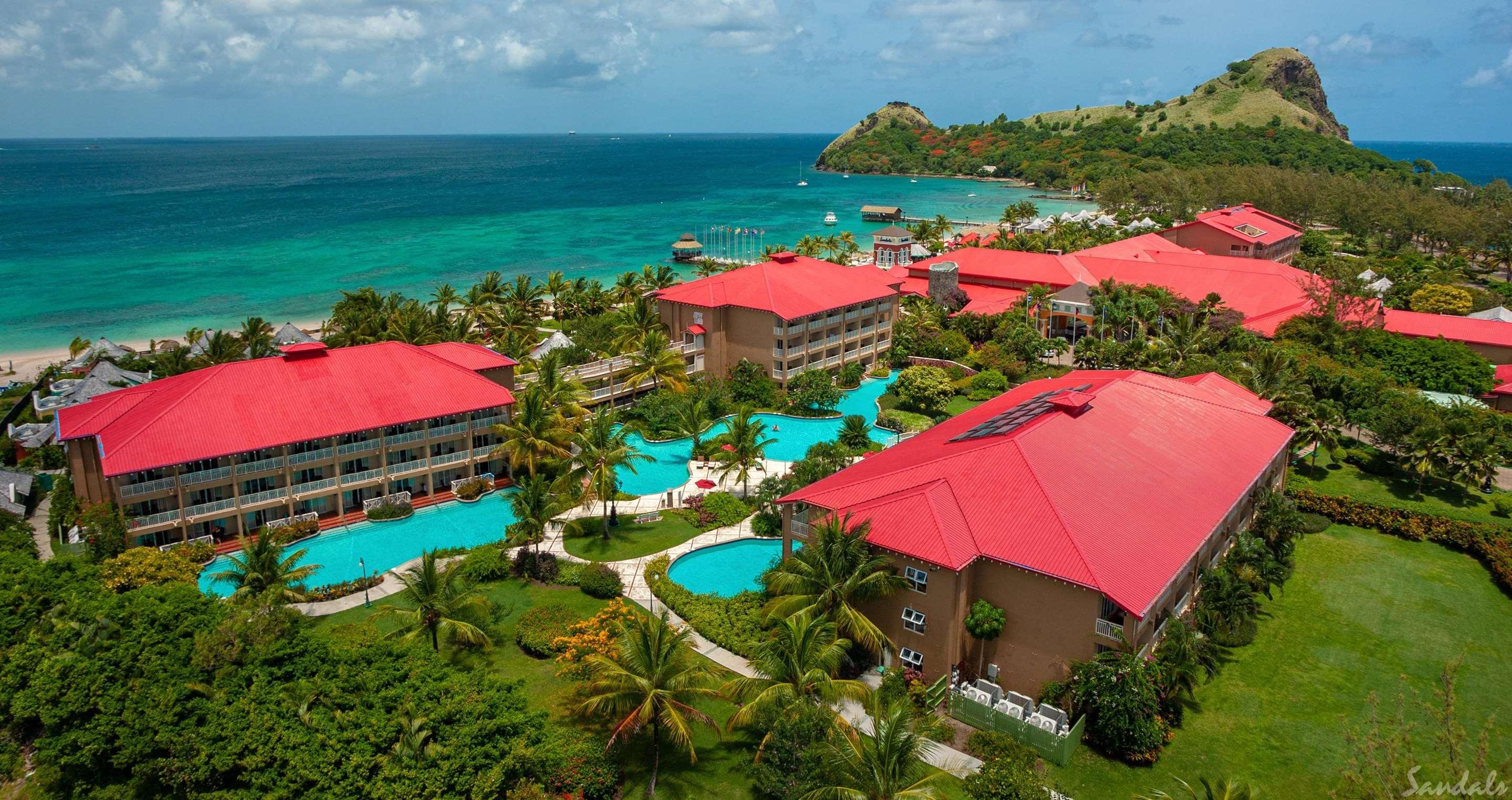 the cabanas on the beach - Picture of Sandals Grande St Lucian, St. Lucia -  Tripadvisor